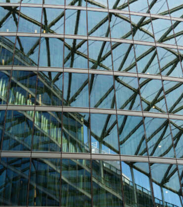 Modern buildings at Porta Nuova, Milan, Lombardy, Italy. Palazzo Lombardia, Piazza Citta di Lombardia, the biggest covered square in Europe